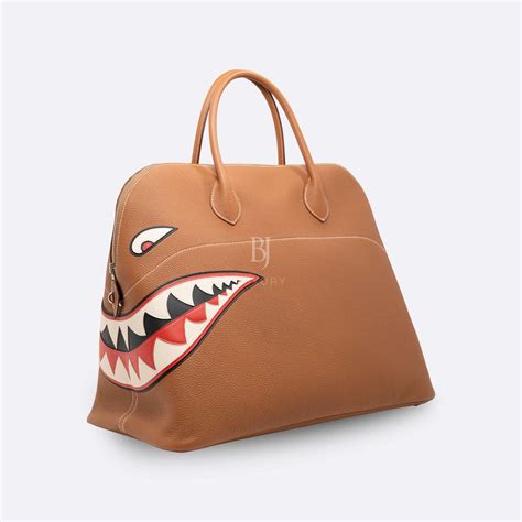 HERMES Togo Shark Bolide 45 Gold 1484370 